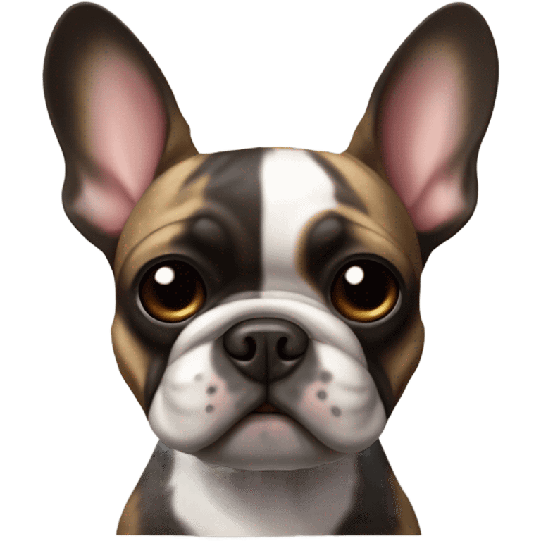 brindle french bulldog emoji