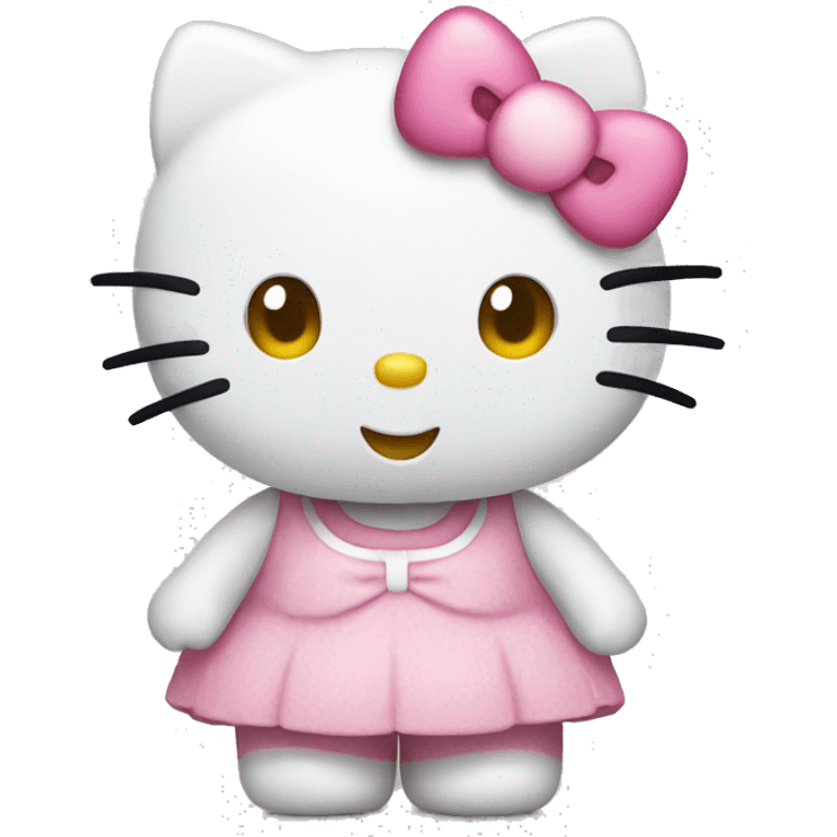 hello kitty happy emoji