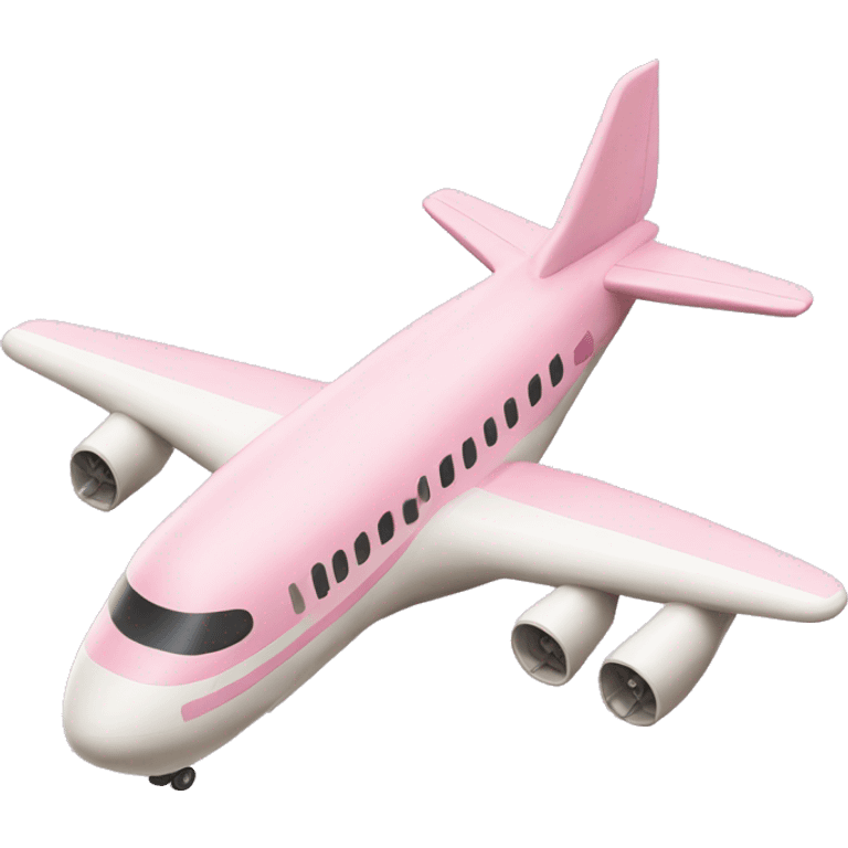 pastel pink airplane emoji