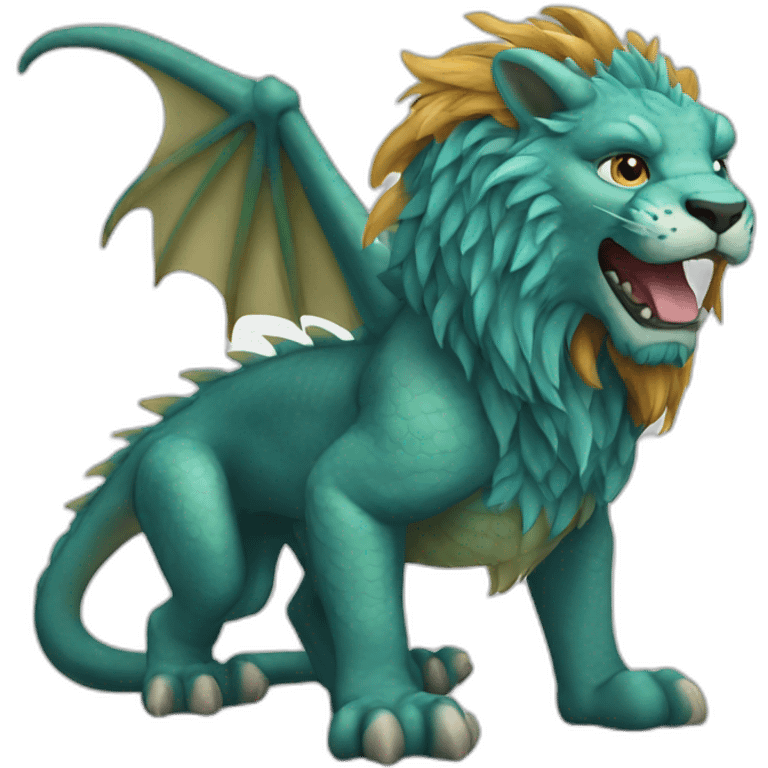 Dragon lion emoji