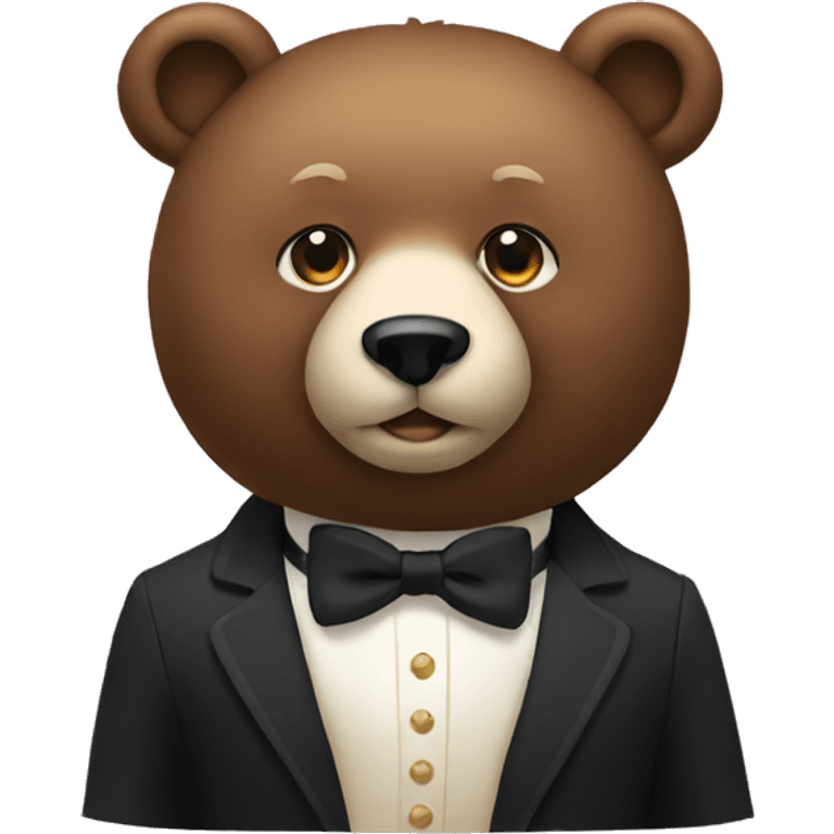 elegant bear emoji