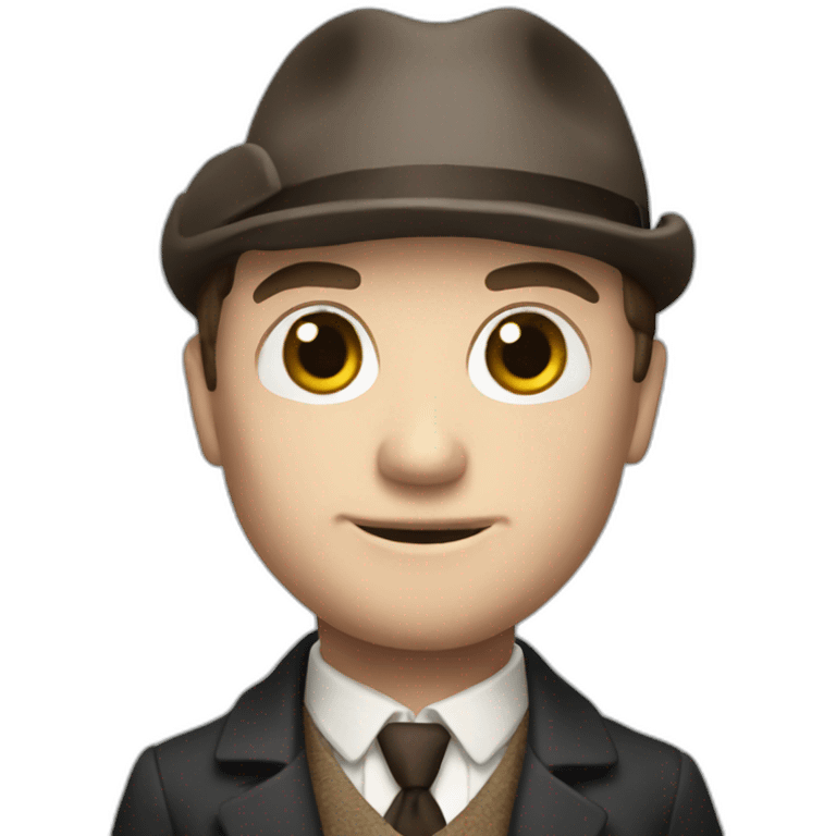 Thomas Shelby with birthday cake emoji