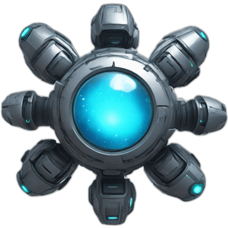 futuristic Supernova Launcher emoji