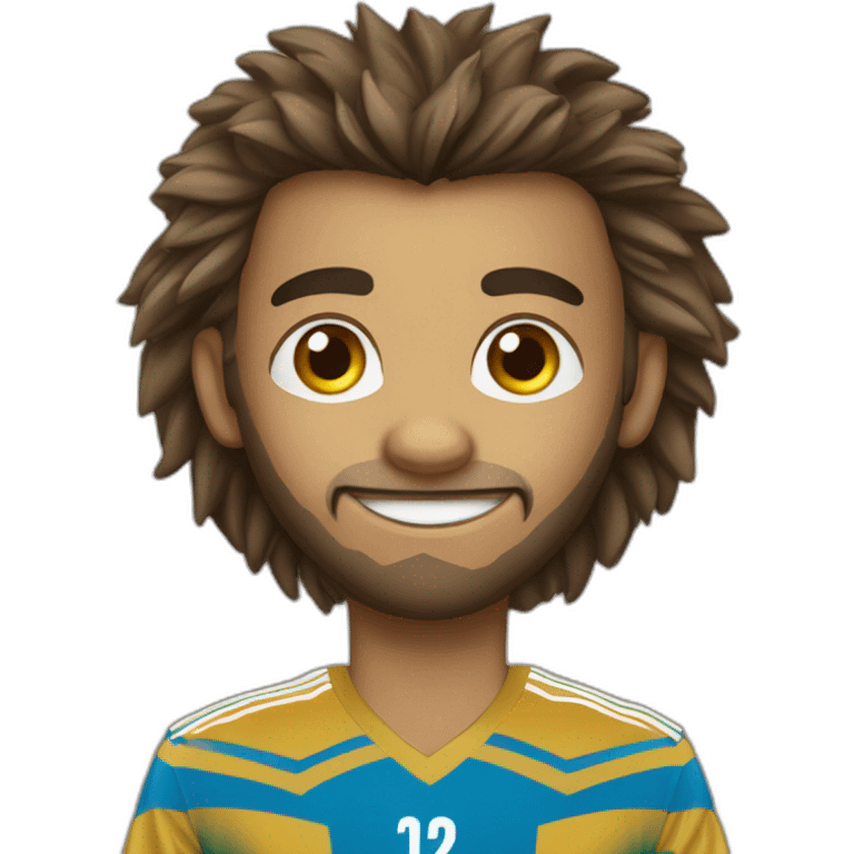 Lion footballeur marocain emoji