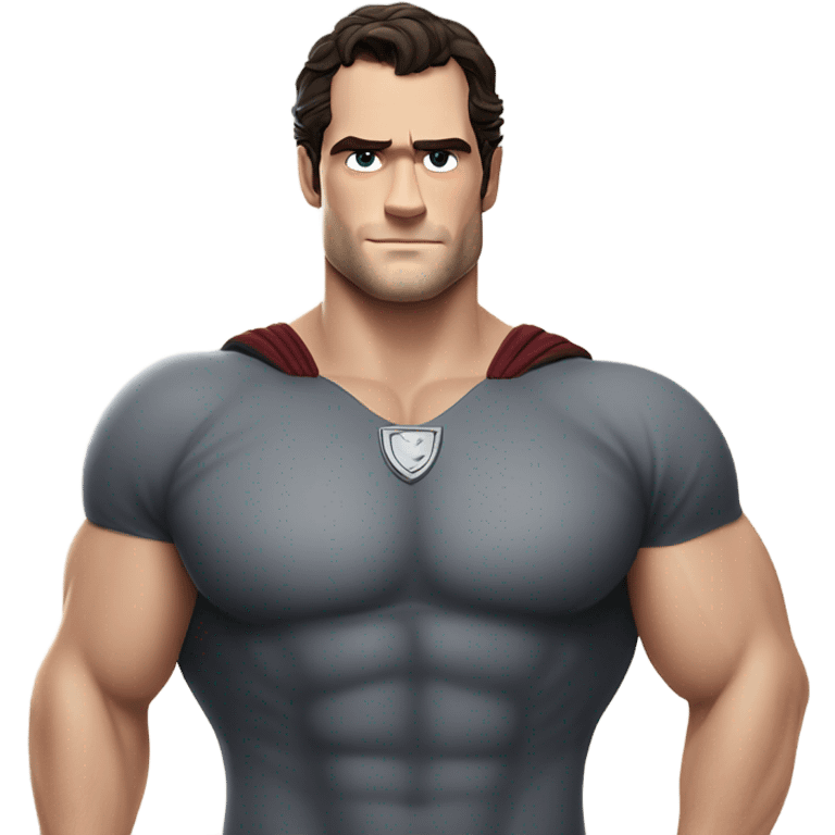 Henry Cavill's glistening upper body and natural underarm allure. emoji