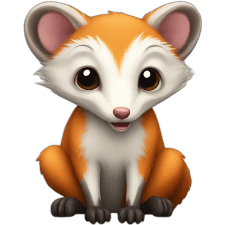 fox opossum emoji