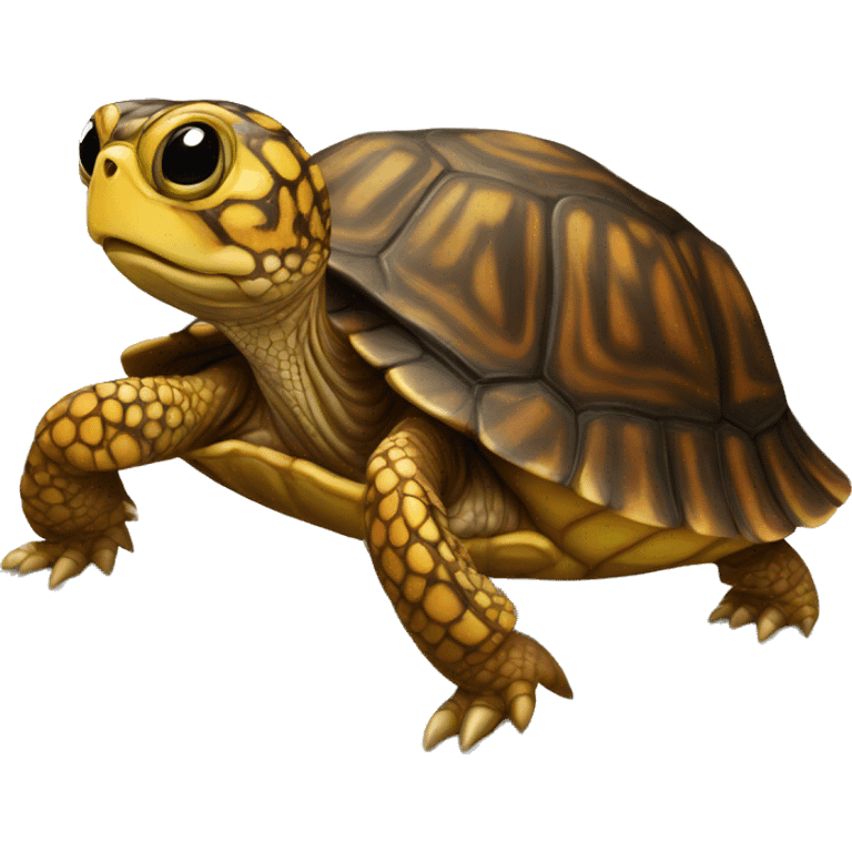 Ornate Box turtle emoji