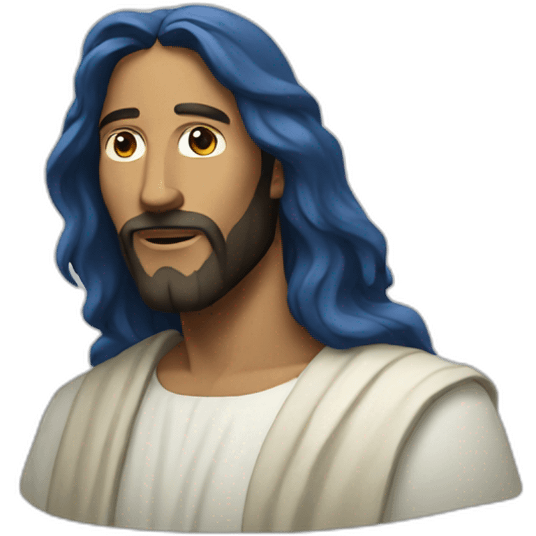 Blue Jesus emoji