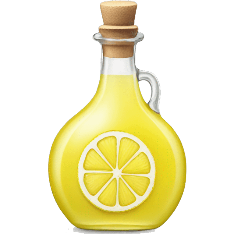 a single bottle of limoncello emoji