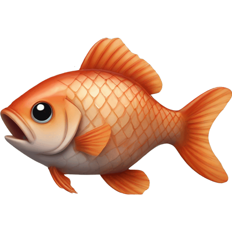 Apple fish emoji