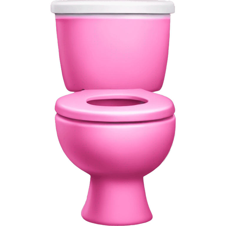 Pink toilet  emoji