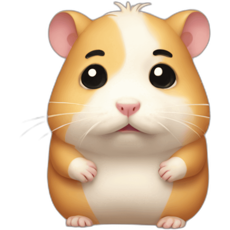 sad hamster emoji