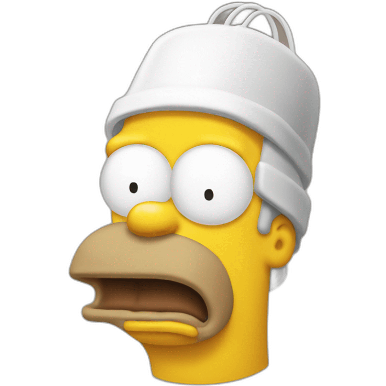 Homer simpson emoji who smell farine emoji