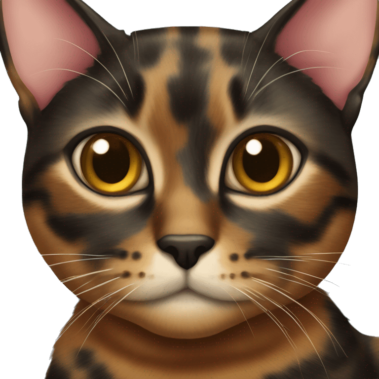 tortoiseshell cat emoji