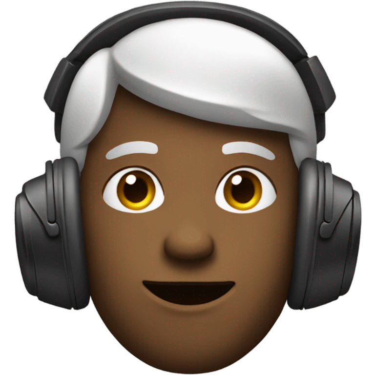 Guy with headphones emoji