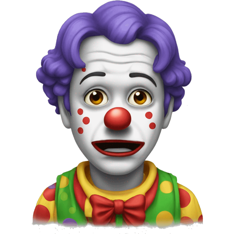 clown crying emoji