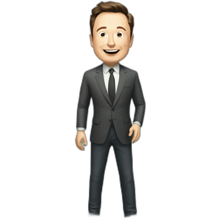 elon musk qui boit de l'eau emoji