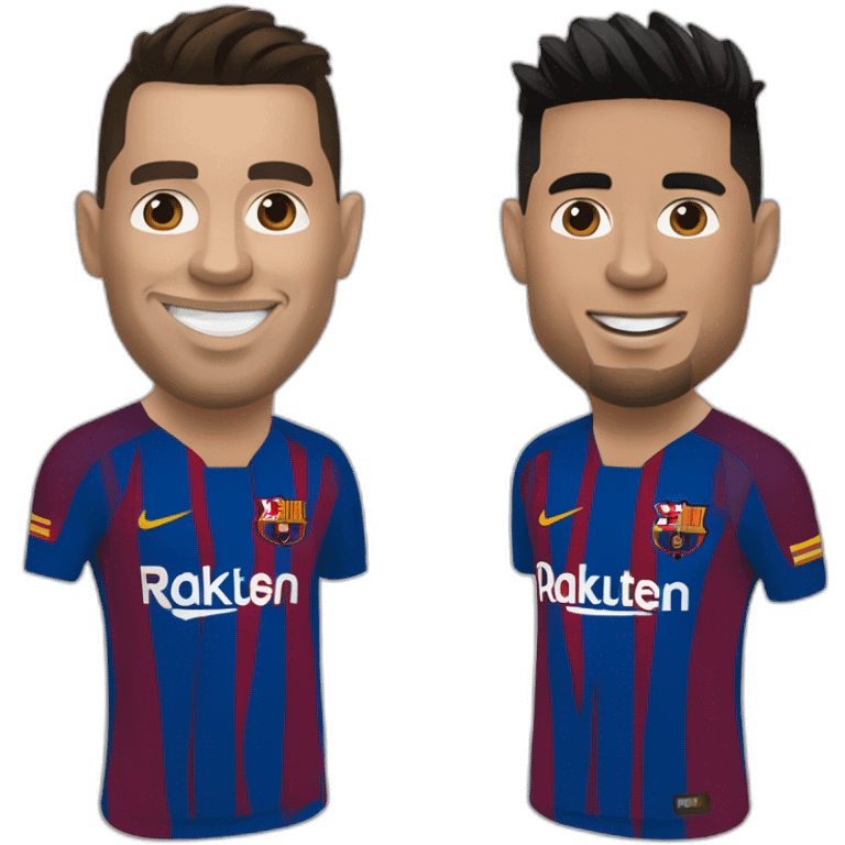 Ronaldo et messi emoji