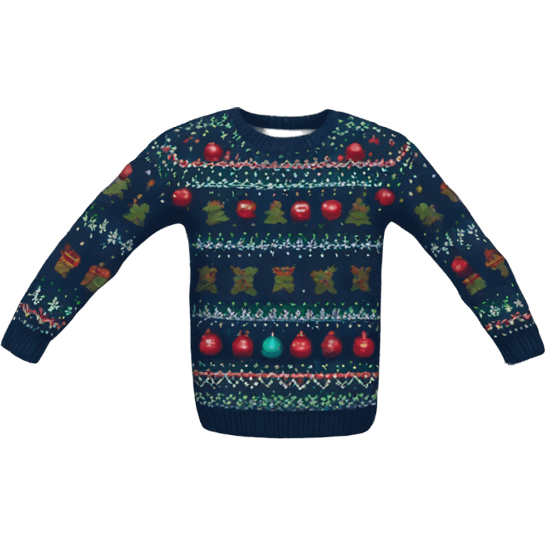 Christmas sweater emoji