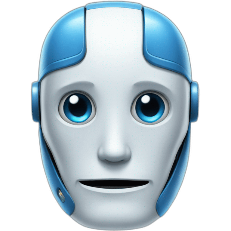 blue robot emoji