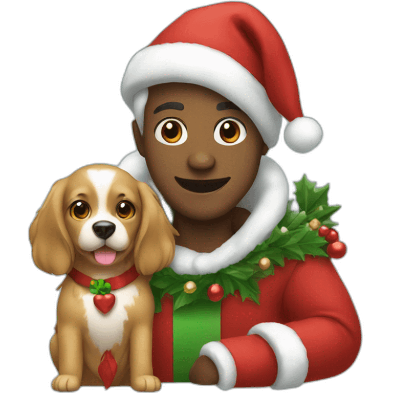 crismas and pets emoji