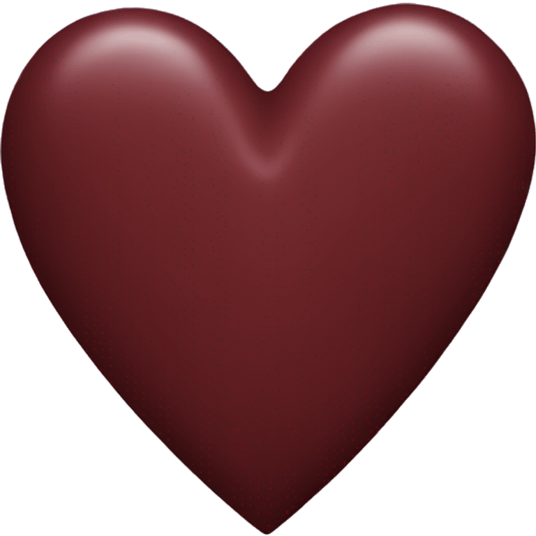 maroon heart emoji