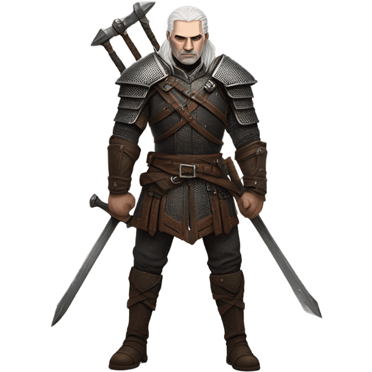 witcher with hammers emoji