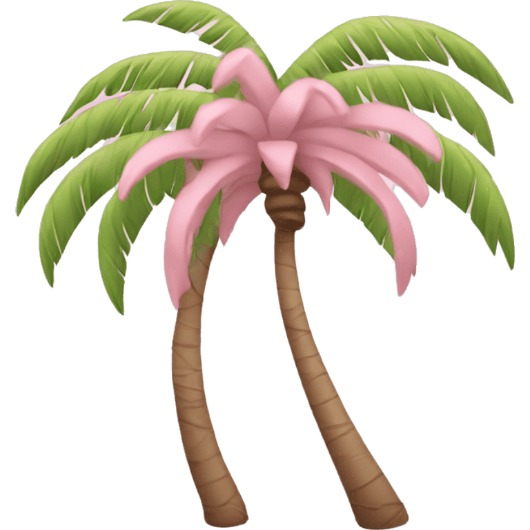 Light pink palm tree emoji