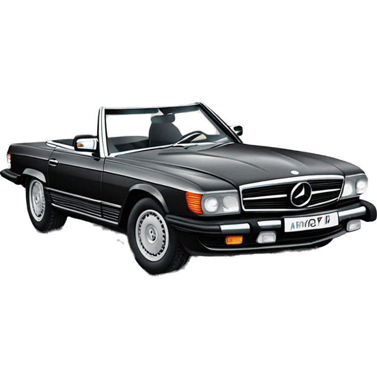 Mercedes benz w107 sl with amg penta rims emoji