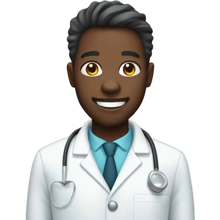 black man dentist emoji