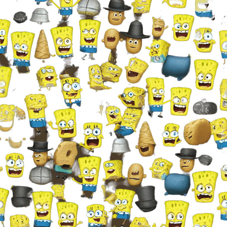 Sponge Bob and Patrick emoji