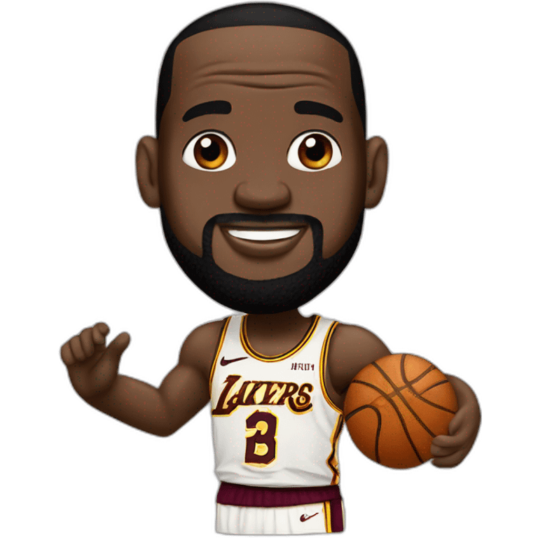 LeBron jams emoji