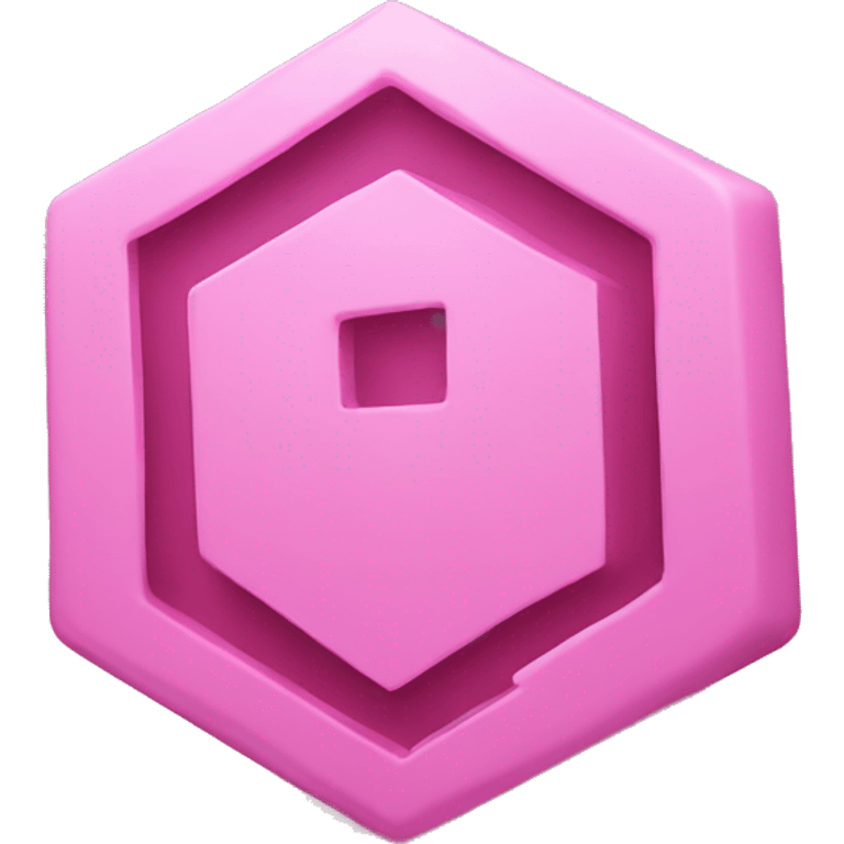 Pink geolocation sign emoji