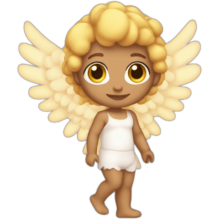 cupid light skin with wings emoji