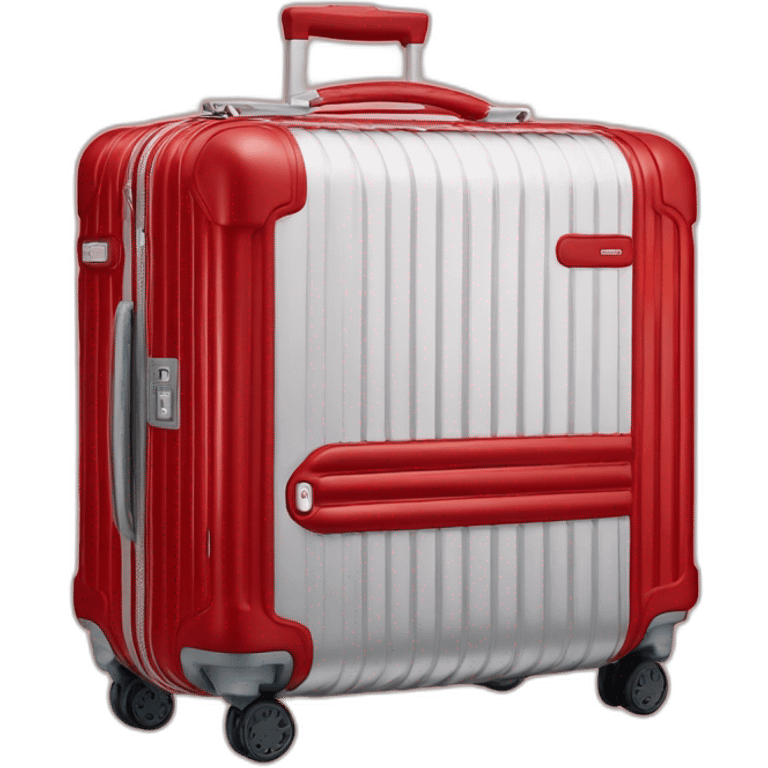 Essential Cabin luggage Red rimowa emoji