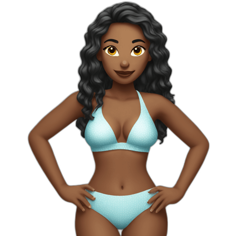 sexy lady in swimsuit emoji