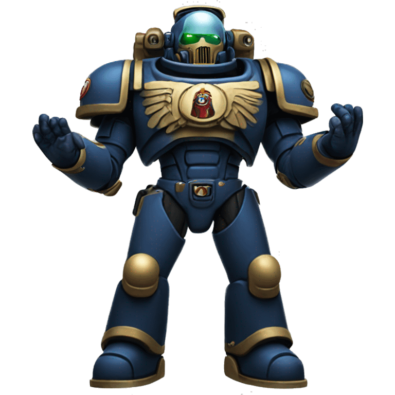 raised hands space marine emoji