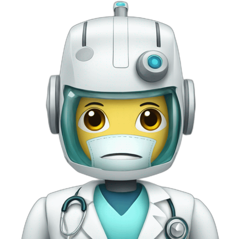 Doctor robot emoji