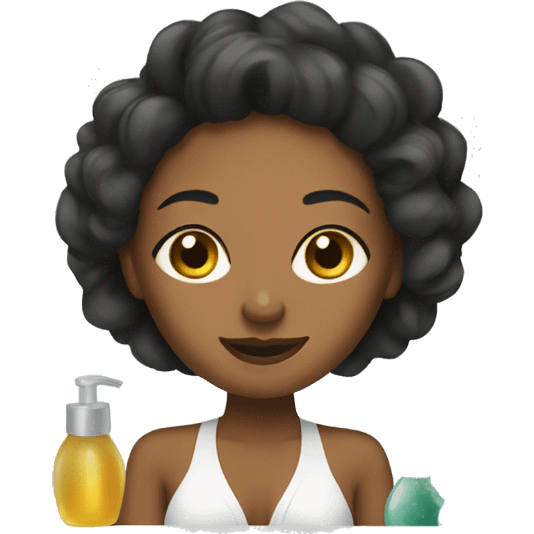 Women spa day emoji