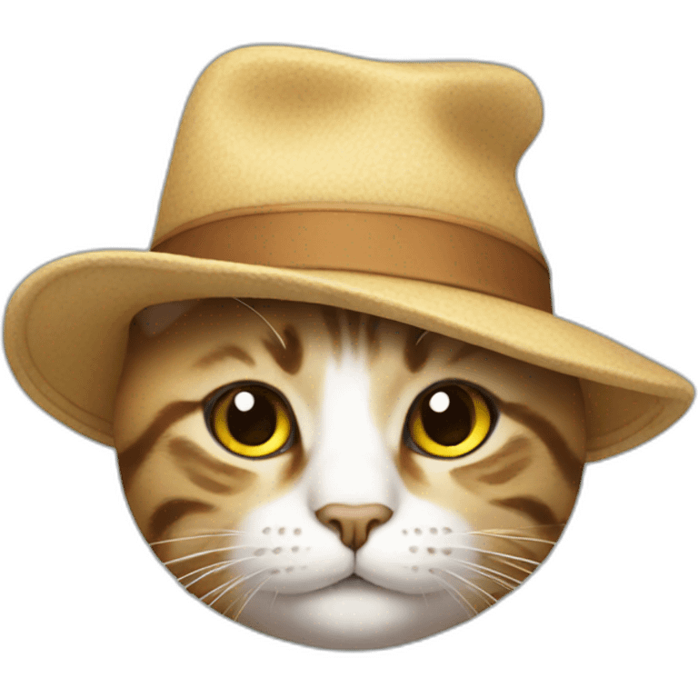 CAT WITH A HAT emoji