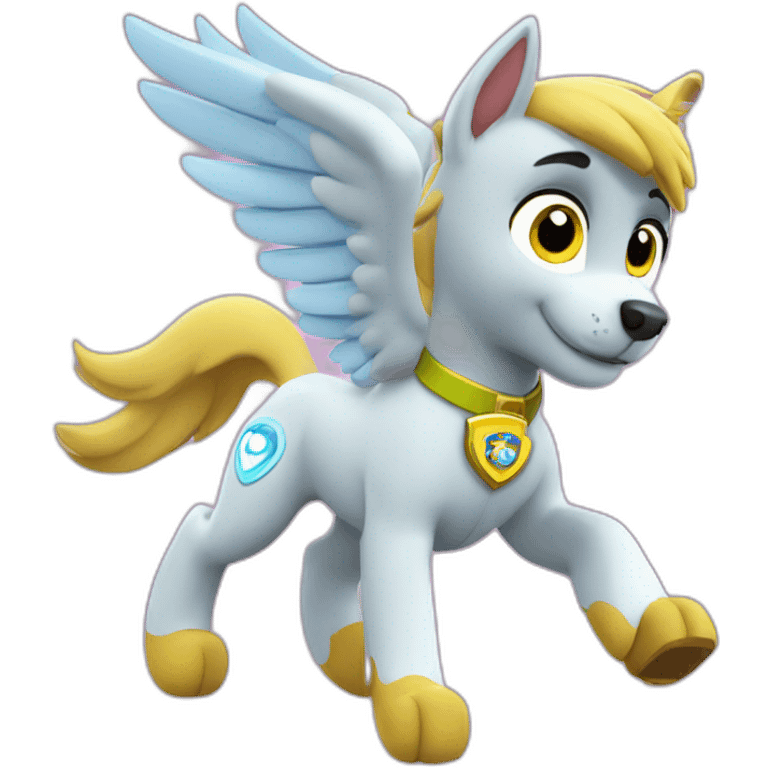 paw patrol Pegasus emoji