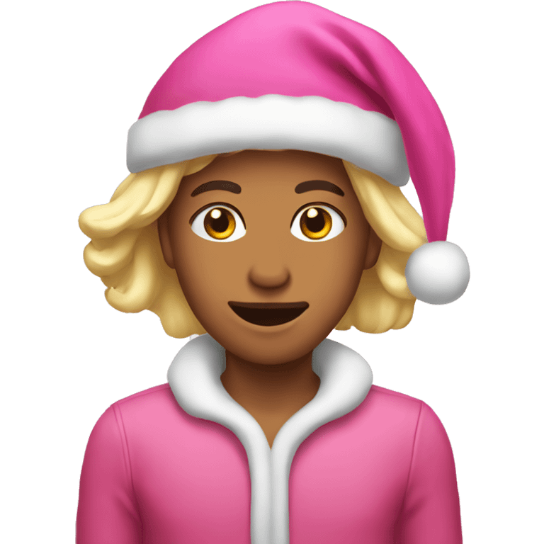 Pink Christmas  emoji