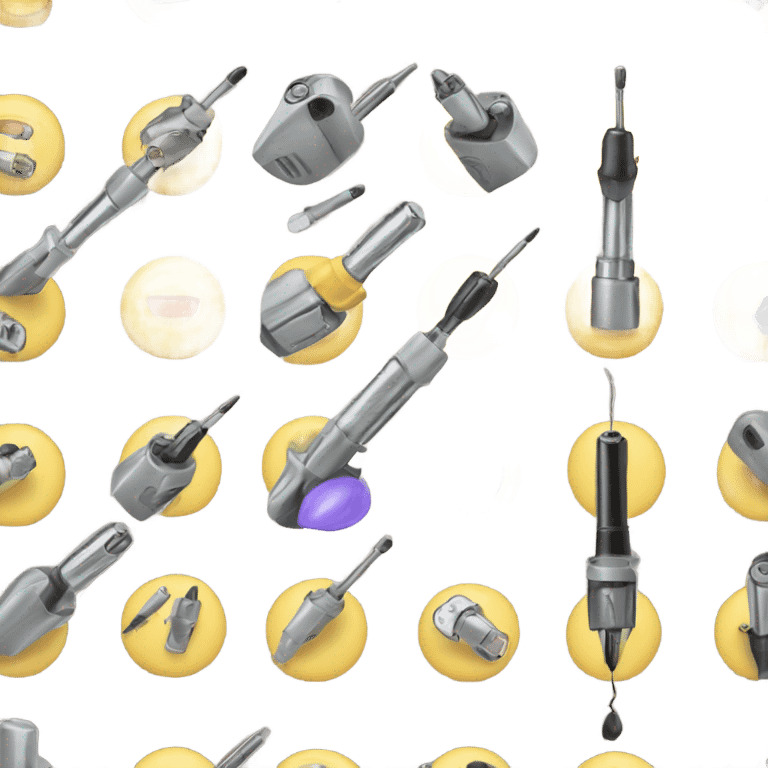 Wireless nail drill for a nail tech emoji