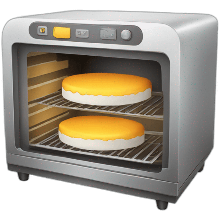 cake and cake baking oven emoji