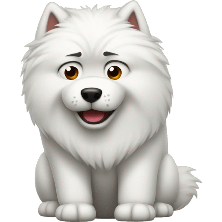 angry samoyed emoji