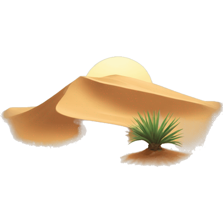 Desert dune emoji