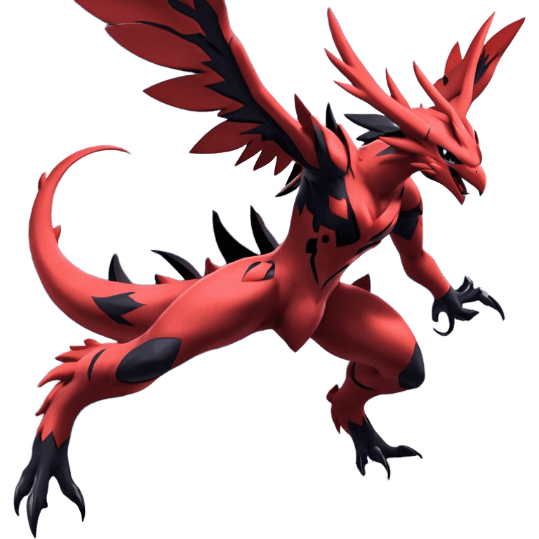 Yveltal Gen VIII Dex	Gen VII Dex	Gen VI Dex Picture	Name	Numbers	Type Yveltal Artwork	 English:	Yveltal Japan:	Yveltal イベルタル French:	Yveltal German:	Yveltal Korean:	이벨타르 National :	#0717 Mountain Kalos:	#149 Dark-type Flying-type Classification	Height	Weight Destruction Pokémon	19'00" 5.8m	447.5lbs 203.0kg  emoji