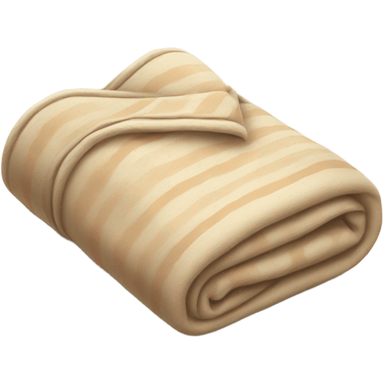 beige blanket bundle emoji