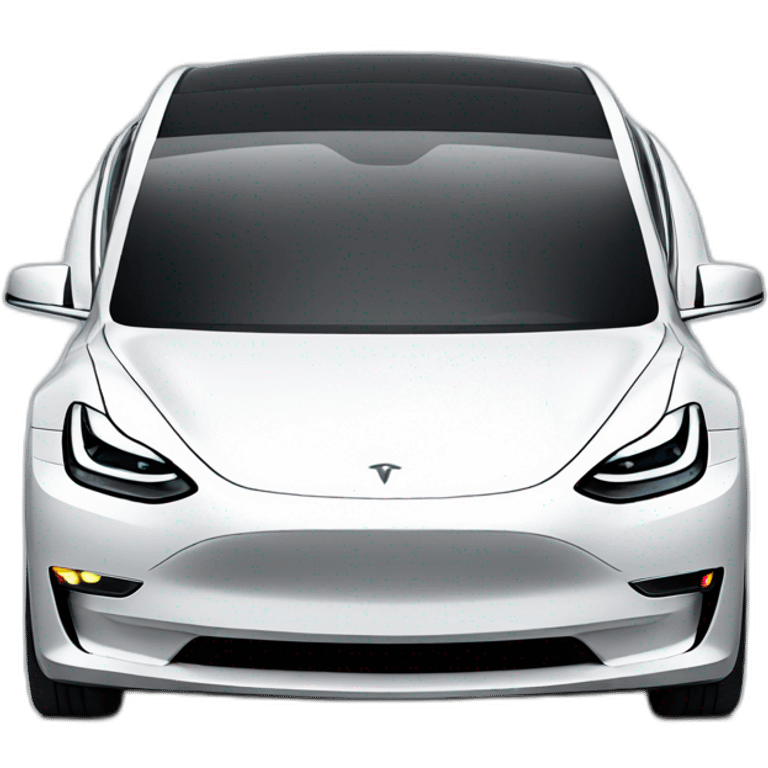 tesla model 3 emoji