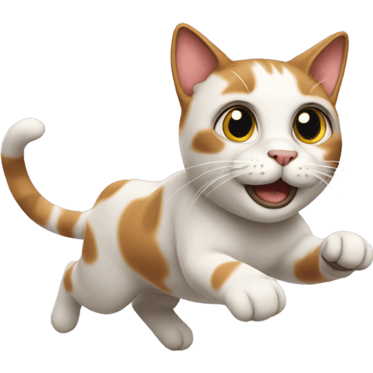 Cat running emoji